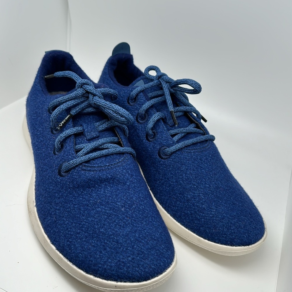 Allbirds Sams Club Exclusive Wool Blue White Women's Running Sneakers Size 10